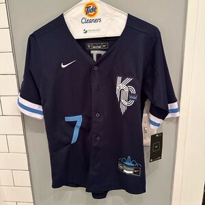 NWT KC Royals Bobby Witt Jr Jersey Youth S